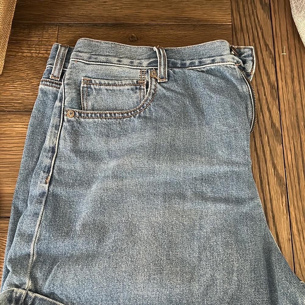 American Eagle mom jean shorts